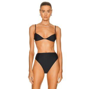 SIR. Roy Balconette Bikini Top in Black
